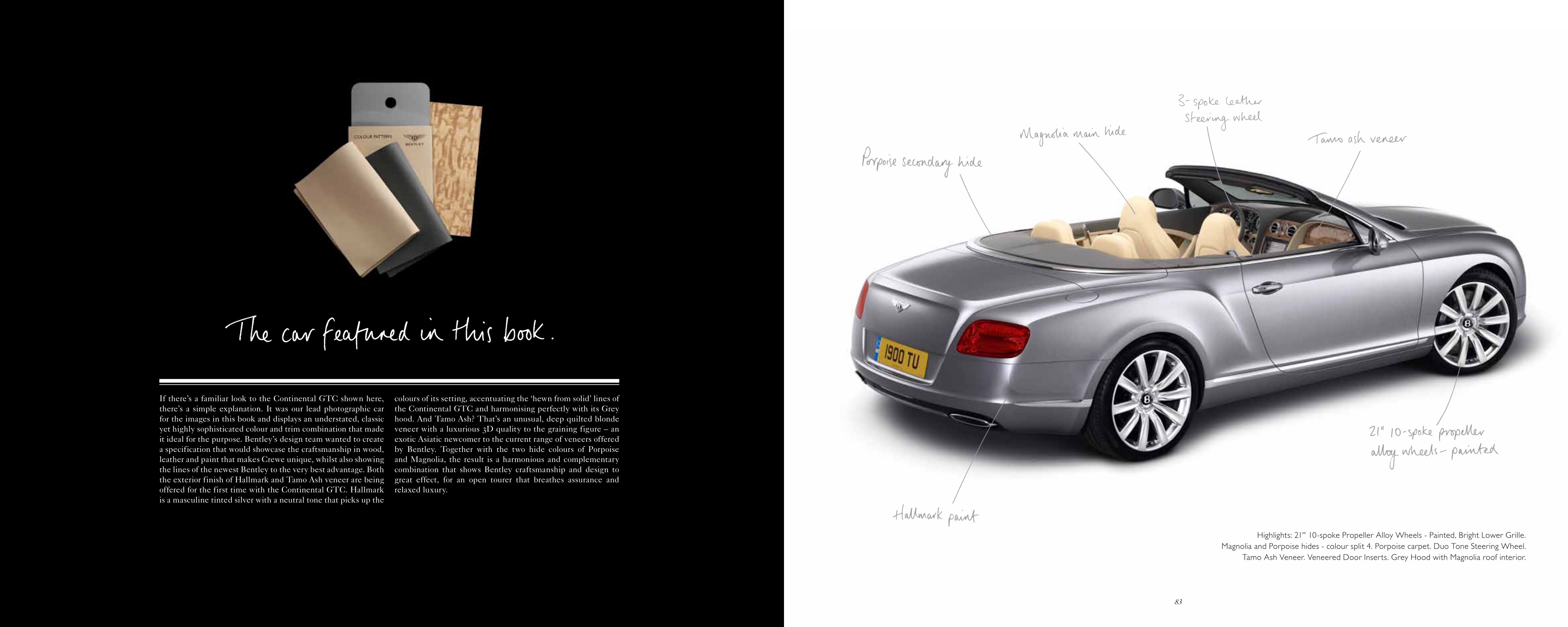 2012 Bentley Continental GTC Brochure Page 33